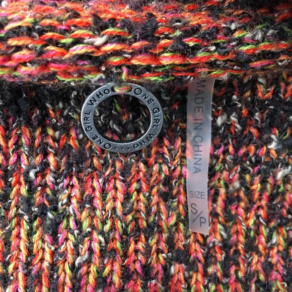 Anthropologie One Girl Who Fringe Sweater Jacket - Picture 7 of 8